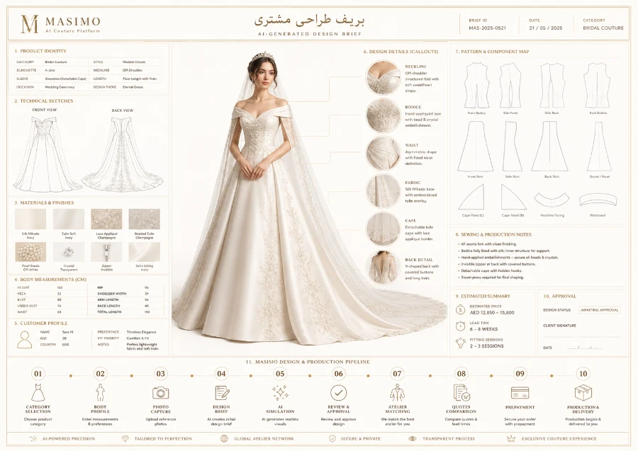 نمونهٔ بریف طراحی A4